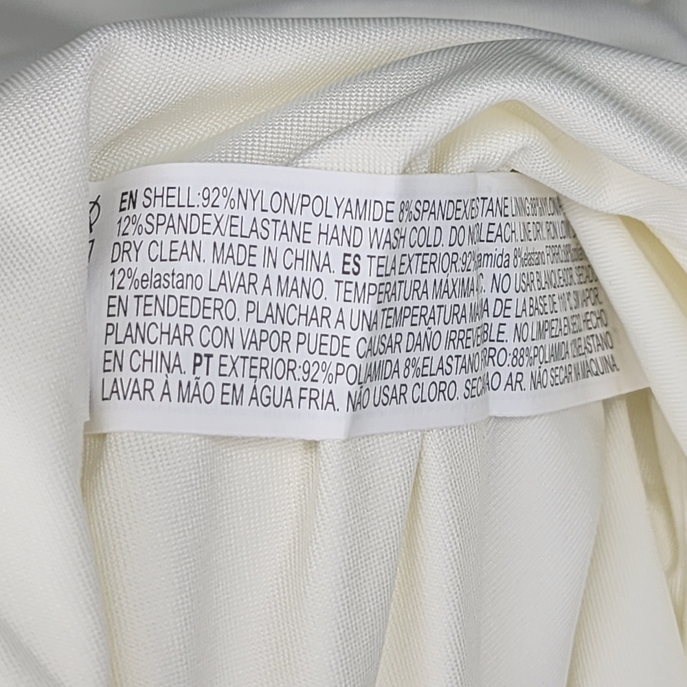 FOREVER 21 white long sleeve bodysuit, size M - Picture 4 of 4